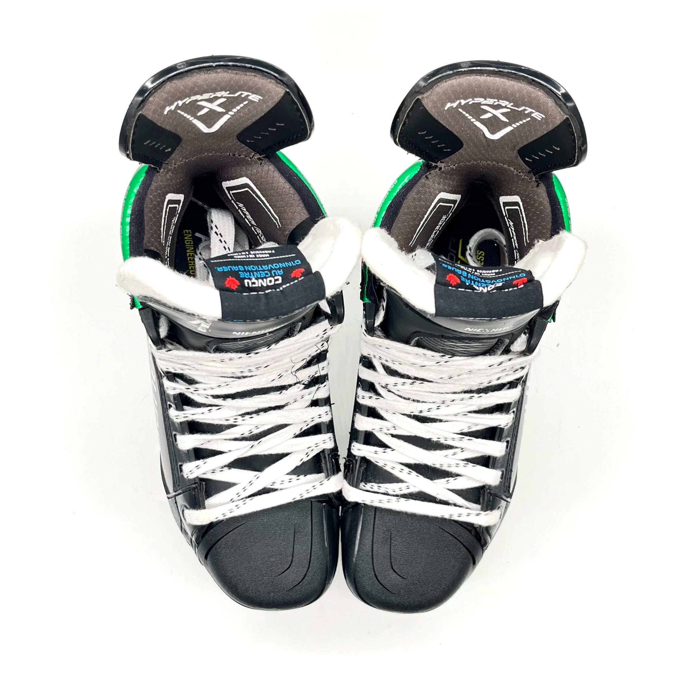 Patins de hockey Bauer Vapor Hyperlite Pro Stock - Taille 7D (vert)
